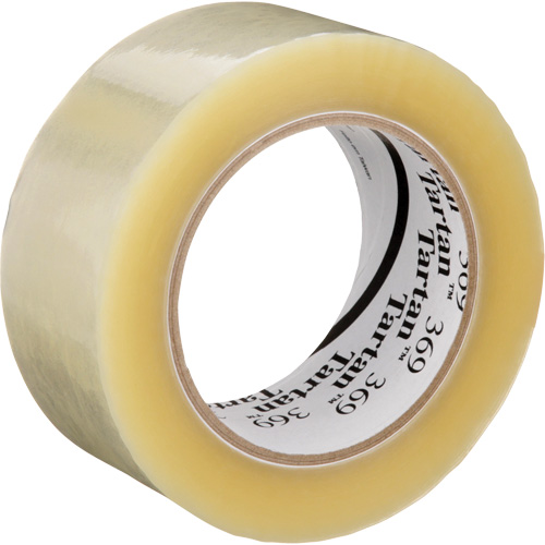 Tartan 369 Box Sealing Tape, Acrylic Adhesive, 1.6 mils, 48 mm (1-22/25") x 100 m (328') Ontario Packaging