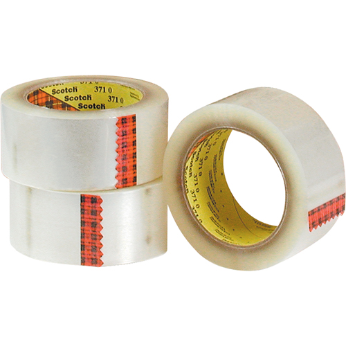 Scotch&reg; 375 Box Sealing Tape, Hot Melt Adhesive, 3.2 mils, 48 mm (1-22/25") x 50 m (164') Ontario Packaging
