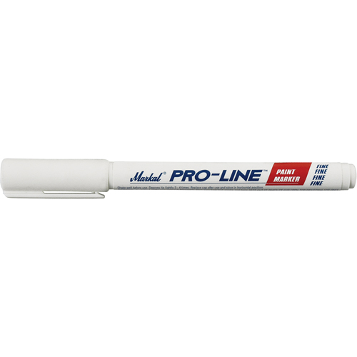 Marqueurs &agrave; peinture fins Pro-Line, Liquide, Blanc Ontario Packaging