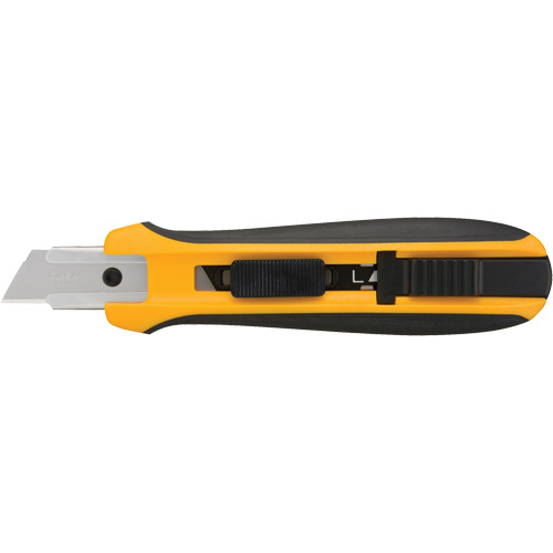 Five-Position Safety Knife, 18 mm, Silver, Rubber Handle Ontario Packaging
