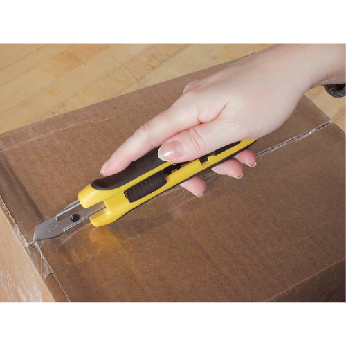Five-Position Safety Knife, 18 mm, Silver, Rubber Handle Ontario Packaging