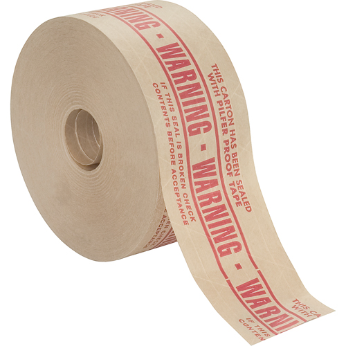 Pre-Printed Gummed Tapes, 72 mm (2-4/5") x 137 m (449.475'), Kraft Ontario Packaging