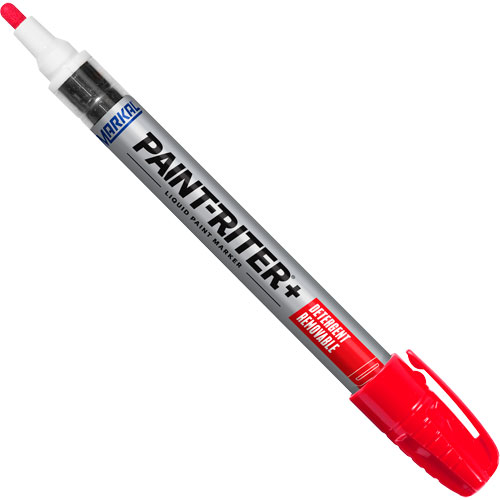 Paint-Riter&reg;+ Detergent Removable Paint Marker, Liquid, Red Ontario Packaging