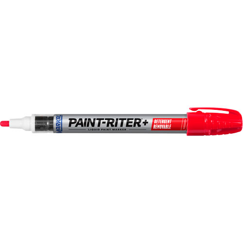 Paint-Riter&reg;+ Detergent Removable Paint Marker, Liquid, Red Ontario Packaging