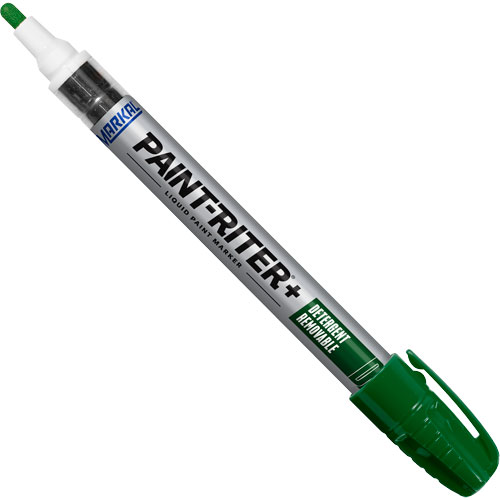 Marqueur &agrave; peinture nettoyable au d&eacute;tergent Paint-Riter+, Liquide, Vert Ontario Packaging