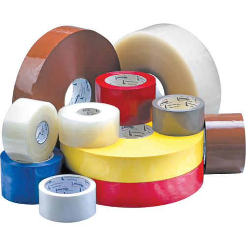 Box Sealing Tape, Acrylic Adhesive, 2.1 mils, 48 mm (1-22/25") x 100 m (328') Ontario Packaging