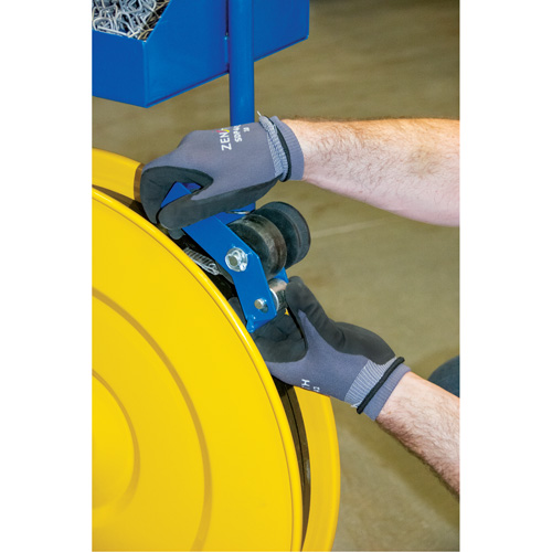 Strapping Dispenser, Polyester/Steel/Polypropylene Straps, 16"/8" Core Dia., 3"/8"/6" Roll Width Ontario Packaging