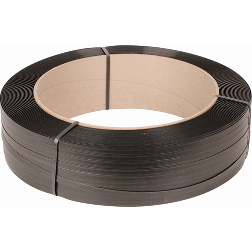 Strapping, Polypropylene, 1/2" W x 7200' L, Black, Machine Grade Ontario Packaging