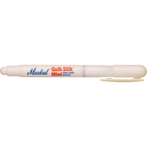 Quik Stik&reg; Mini Paint Marker, Solid Stick, White Ontario Packaging