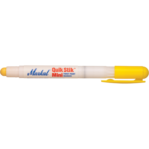 Quik Stik&reg; Mini Paint Marker, Solid Stick, Yellow Ontario Packaging