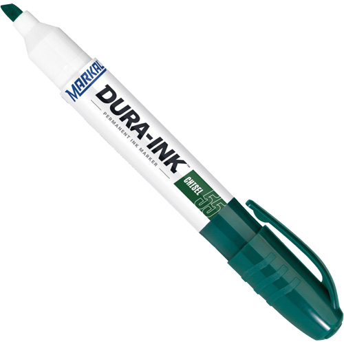 Dura-Ink&reg; 55 Marker, Green, Chisel Tip Ontario Packaging