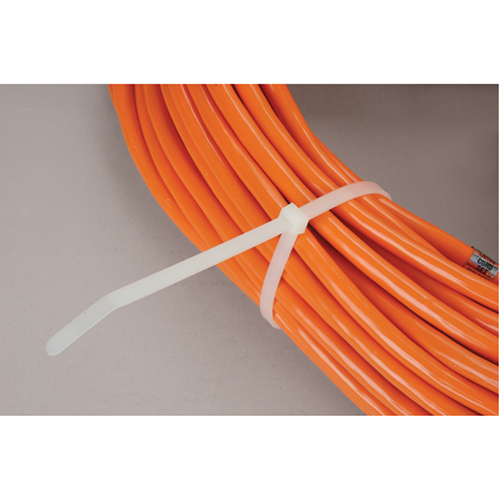 Cable Ties, 11" Long, 50 lbs. Tensile Strength, Natural Ontario Packaging