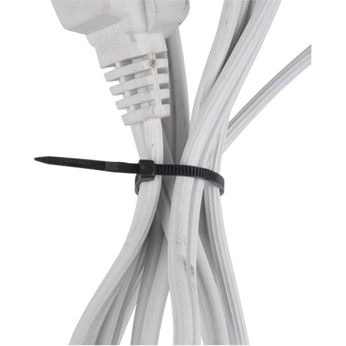 Cable Ties, 6" Long, 40 lbs. Tensile Strength, Black Ontario Packaging