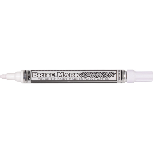 Brite-Mark&reg; RoughNeck Marker, Liquid, White Ontario Packaging