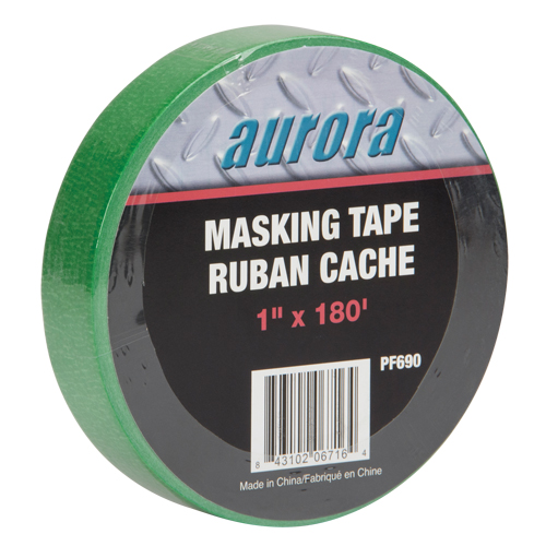 Ruban-cache pour peintres, 25 mm (1") x 55 m (180'), Vert Ontario Packaging