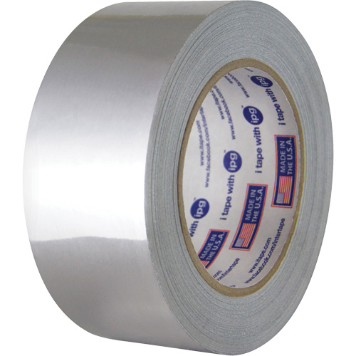 Silver Aluminum Foil Tape, 3 mils Thick, 25.4 mm (1") x 54.86 m (180') Ontario Packaging
