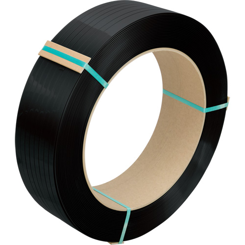 Strapping, Polyester, 1/2" W x 5800' L, Black, Manual Grade Ontario Packaging
