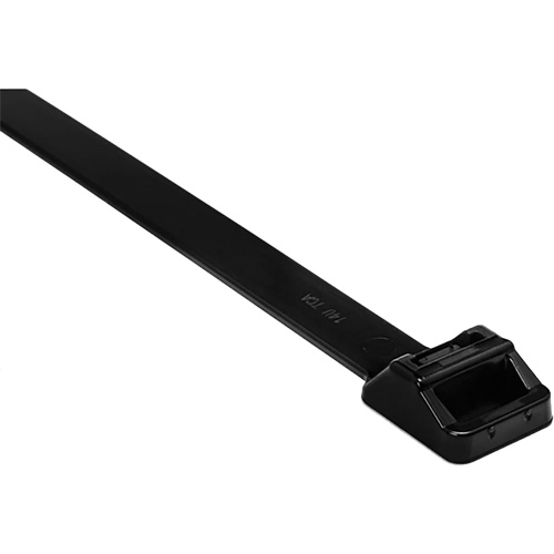Collier de serrage gros calibre, Longueur 20", R&eacute;sistance &agrave; la traction 250 lb, Noir Ontario Packaging