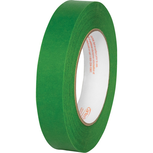 Premium Safe Tack Masking Tape, 24 mm (61/64") x 55 m (180.4'), Green Ontario Packaging