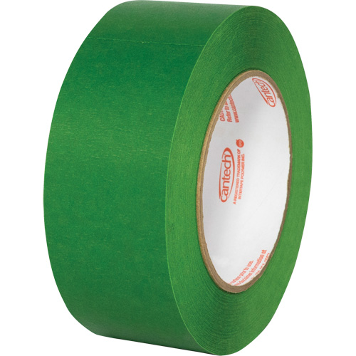 Premium Safe Tack Masking Tape, 48 mm (1-57/64") x 55 m (180.4'), Green Ontario Packaging