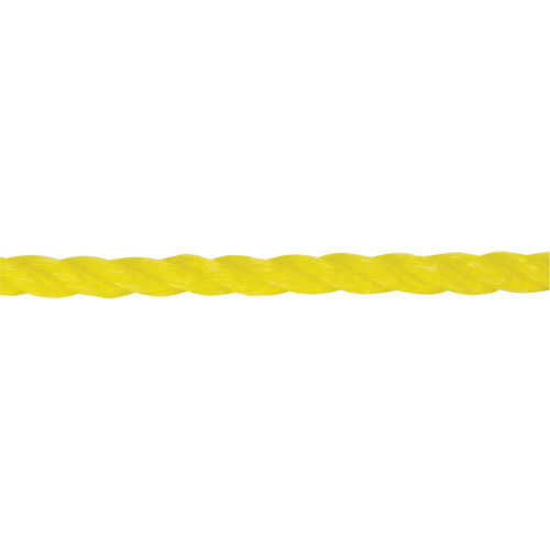 1/4" Braided Yellow Rope, Polypropylene, 1300' Ontario Packaging