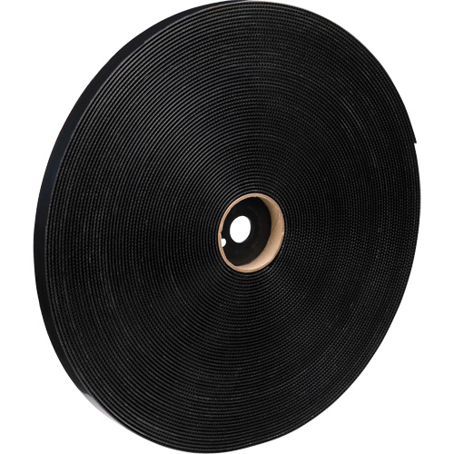 Attache r&eacute;utilisable Dual Lock, Boucle et crochet, 50 vg x 1", Adh&eacute;sif, Noir Ontario Packaging