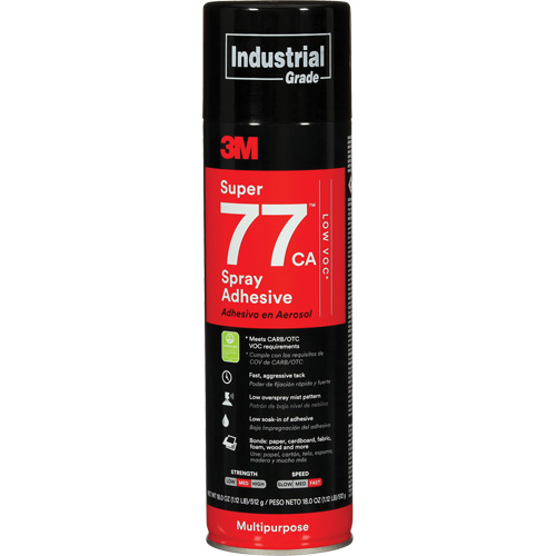 Super 77 Multi-Purpose Spray Adhesive, Aerosol Can Ontario Packaging