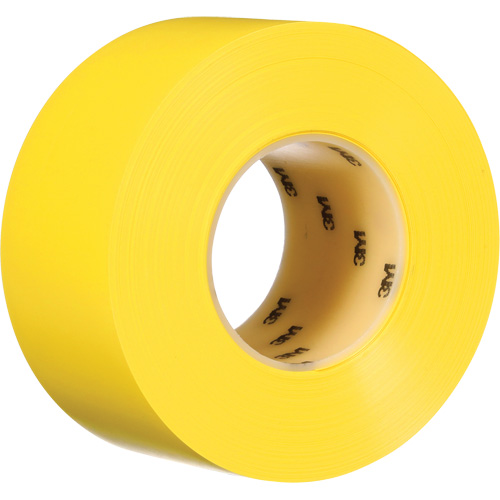 Durable Floor Marking Tape 971, 3" x 108', Vinyl, Yellow Ontario Packaging