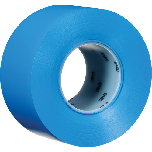 Durable Floor Marking Tape 971, 3" x 108', Vinyl, Blue Ontario Packaging
