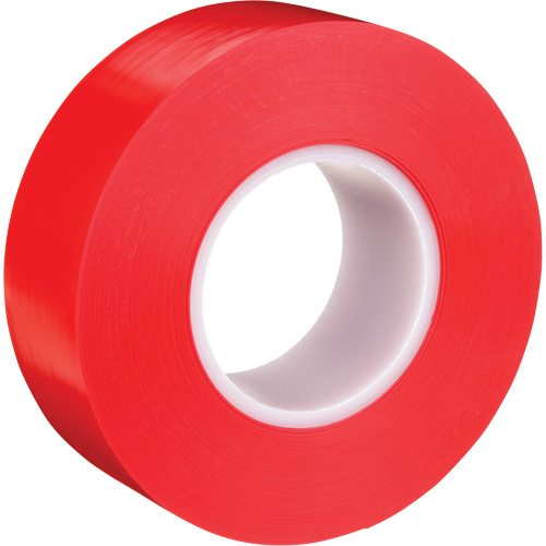 Durable Floor Marking Tape 971, 2" x 108', Vinyl, Red Ontario Packaging