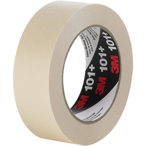 Value Masking Tape 101+, 12 mm (59/125") x 55 m (180.44'), Tan Ontario Packaging
