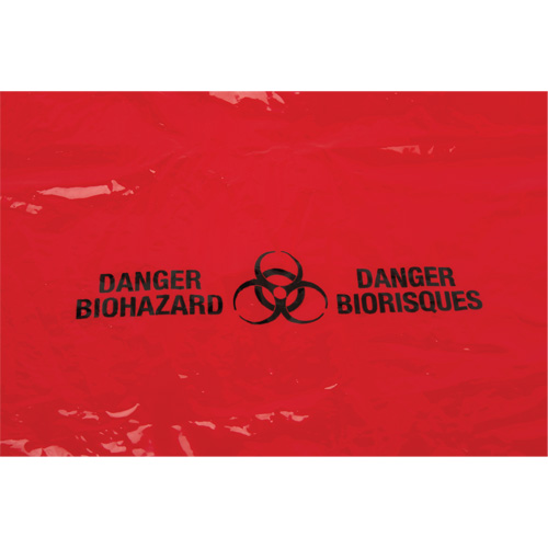 Waste Bags, Bio-Hazard, 50" L x 37" W, 2 mils Ontario Packaging