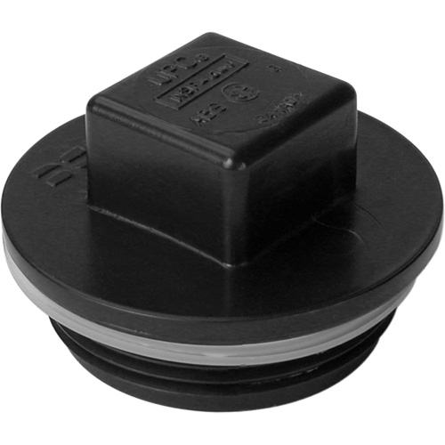 Bouchon filet&eacute;, Regard de nettoyage, 1-1/4" dia., Plastique Ontario Packaging