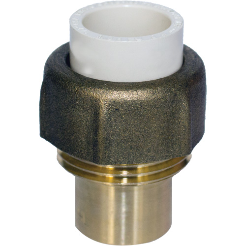 Pipe Union, 1/2", CPVC, Hub x Sweat Ontario Packaging