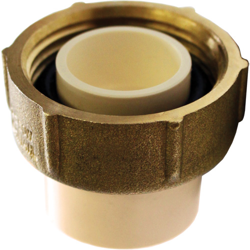 Adaptateur pour boîtier de compteur d'eau, 3/4" x 1" dia., PVC-C Ontario Packaging