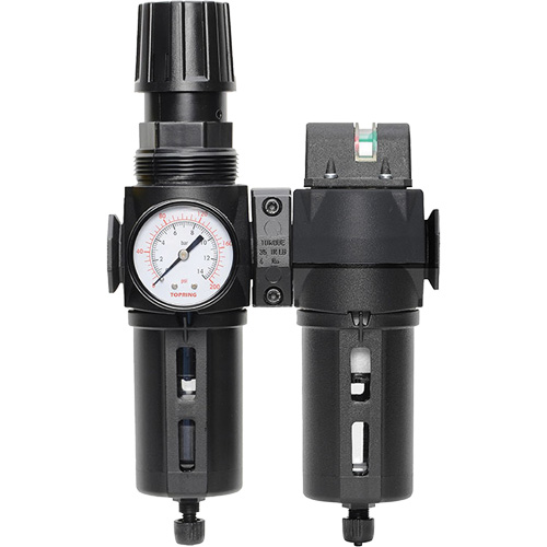 Filtre/r&eacute;gulateur + filtre coalescent drain manuel avec bol standard Modulair 300, 1/4" NPT, 150 psi, Capacit&eacute; de 5,1 oz liq. Ontario Packaging