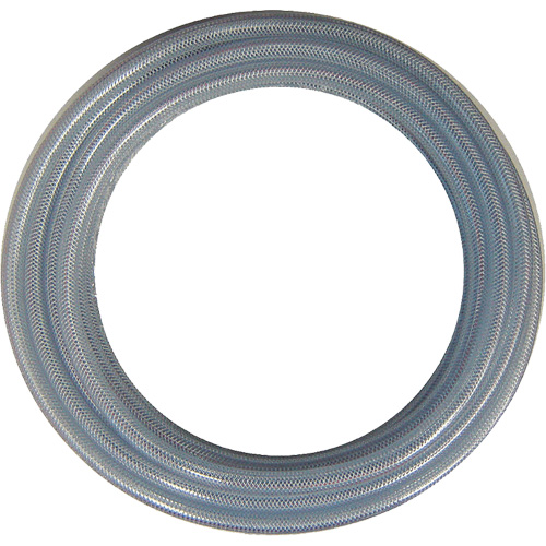 Braided Tube, 1.312" OD x 100' L, PVC, Clear Ontario Packaging