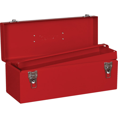 Tool Box, 7-1/8" D x 19" W x 7-1/2" H, Red Ontario Packaging
