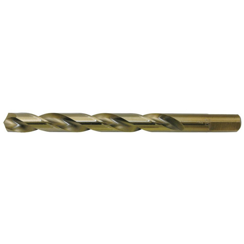 JET-KUT&reg; Gold Super Premium M2 Jobber Drill Bit, High Speed Steel, 25/64", 135° Point Angle Ontario Packaging