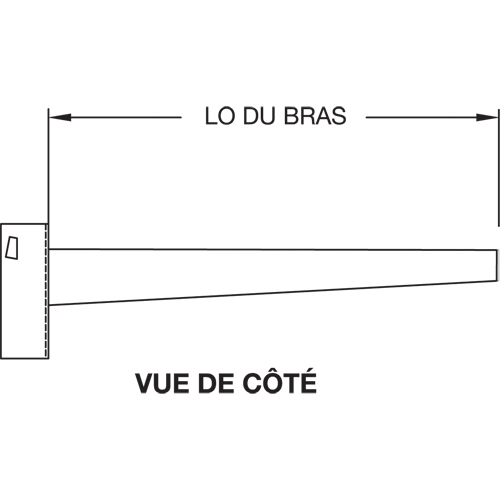 Cantilever Column, Double, 4" W x 10' H Ontario Packaging