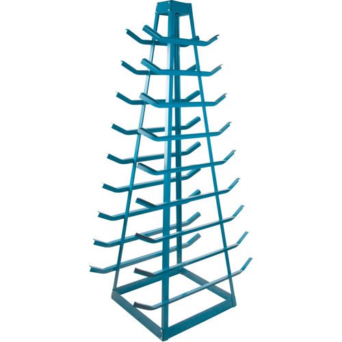 Bar Storage Racks - Horizontal Bar Racks, Horizontal, 9 Levels, 18" W x 40" D x 84" H, 1800 lbs. Cap. Ontario Packaging