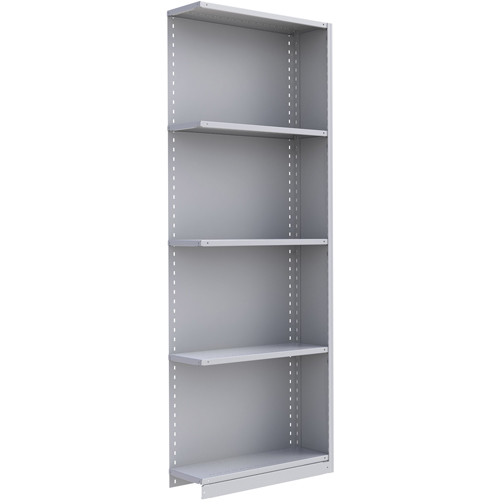 Interlok Shelving Unit, Steel, Boltless, 800 lbs. Capacity, 36" W x 100" H x 18" D Ontario Packaging
