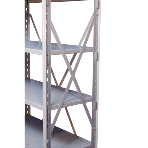 Interlok Boltless Shelving Back Braces Ontario Packaging