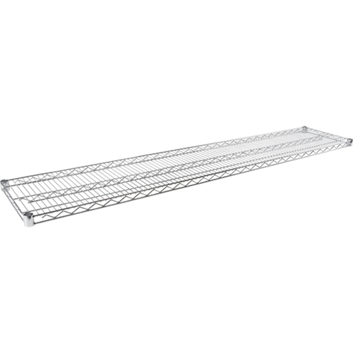 Wire Shelf for Heavy-Duty Chromate Wire Shelving, 72" W x 14" D, 600 lbs. Capacity Ontario Packaging