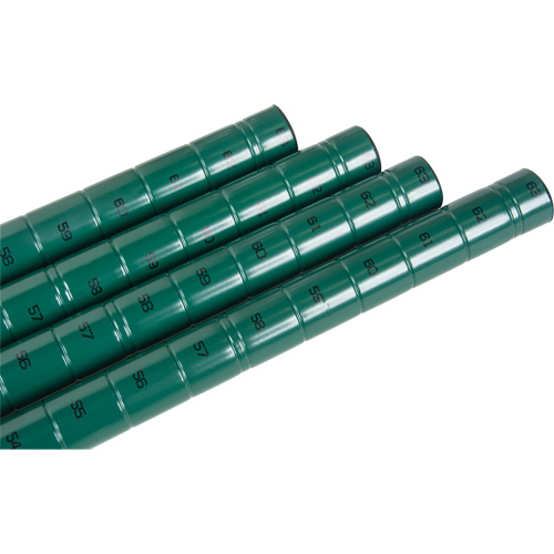 Heavy-Duty Green Epoxy Finish Wire Shelving Post Ontario Packaging