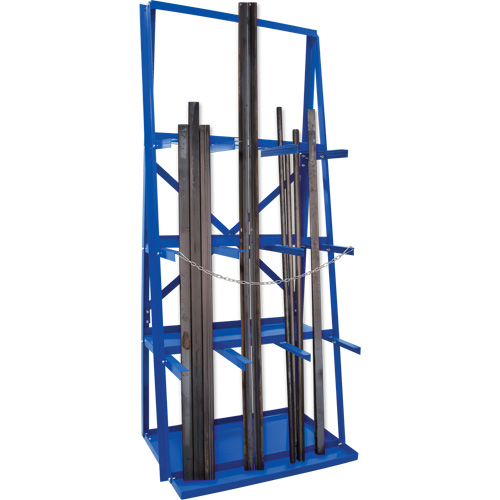 Bar Storage Rack, Vertical, 3 Levels, 36" W x 24" D x 84" H, 3000 lbs. Cap. Ontario Packaging