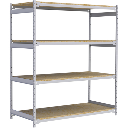 &eacute;tag&egrave;re-classeur de grande largeur, Acier, 4 Tablettes, 72" la x 32" p x 84" h Ontario Packaging