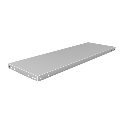 Slotted Angle Shelf, Galvanized Steel, 48" W x 12" D Ontario Packaging