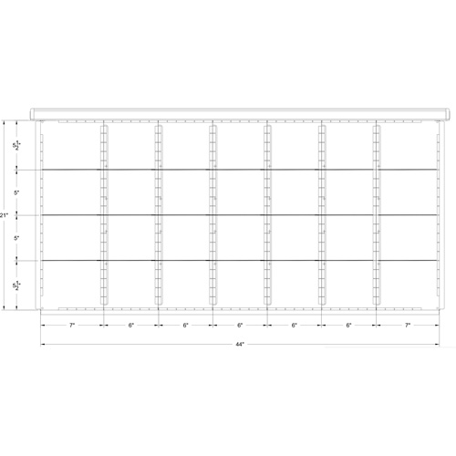 Cabinet d'entreposage &agrave; tiroirs int&eacute;gr&eacute; Interlok Ontario Packaging