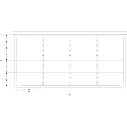 Cabinet d'entreposage &agrave; tiroirs int&eacute;gr&eacute; Interlok Ontario Packaging